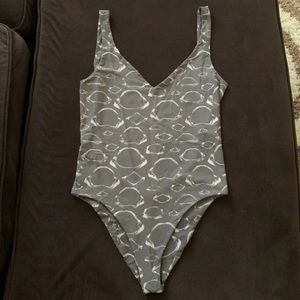 Boys + Arrows shark print one piece swimsuit